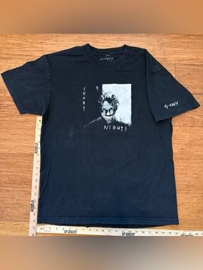 G-Eazy “Scary Nights” Album/Tour Art Graphic Tee - Black Size Large